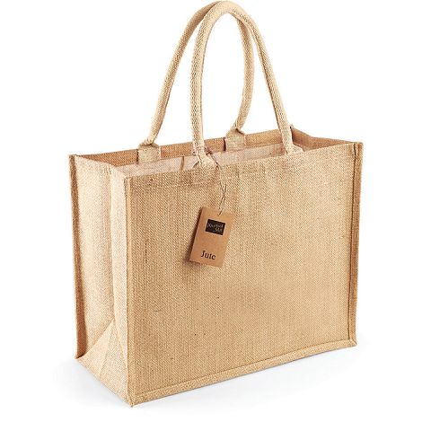  Sac shopping classique en jute