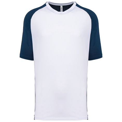  T-shirt de padel bicolore à manches raglan homme