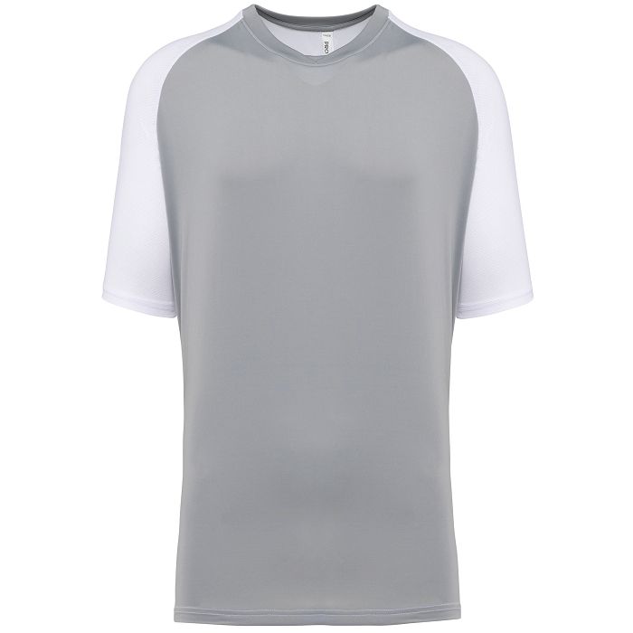  T-shirt de padel bicolore à manches raglan homme