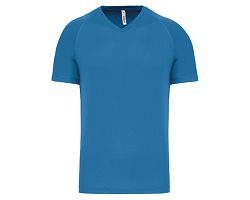 T-shirt de sport manches courtes col v homme