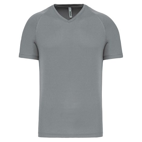  T-shirt de sport manches courtes col v homme