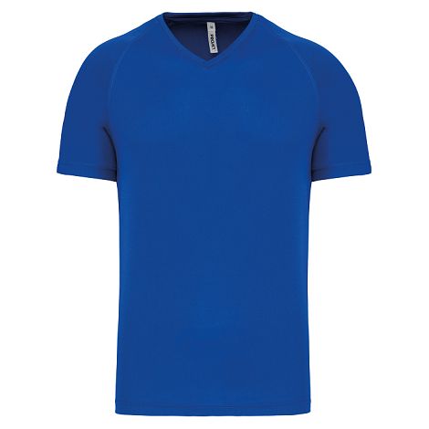  T-shirt de sport manches courtes col v homme