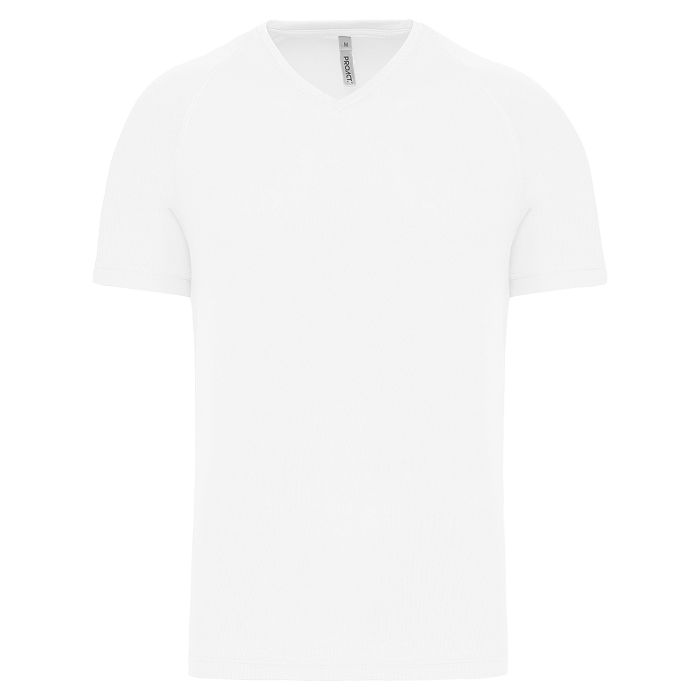  T-shirt de sport manches courtes col v homme