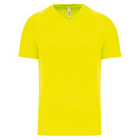  T-shirt de sport manches courtes col v homme