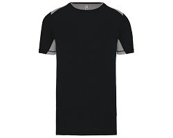 T-shirt de sport bicolore unisexe