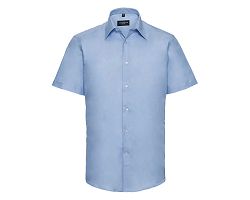 Chemise oxford cintrée manches courtes homme