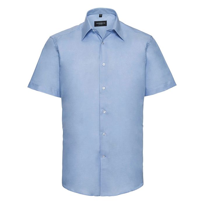  Chemise oxford cintrée manches courtes homme