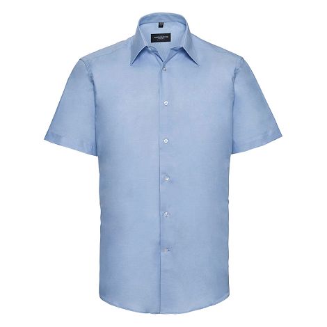  Chemise oxford cintrée manches courtes homme