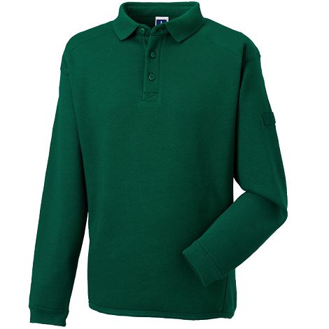  Sweat-shirt Heavy Duty col polo