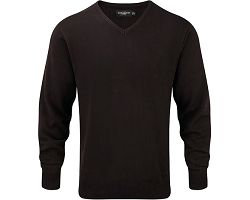 Pullover homme col v