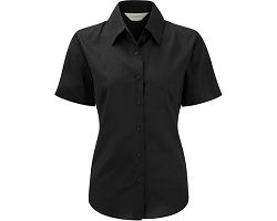 Chemise femme manches courtes Oxford