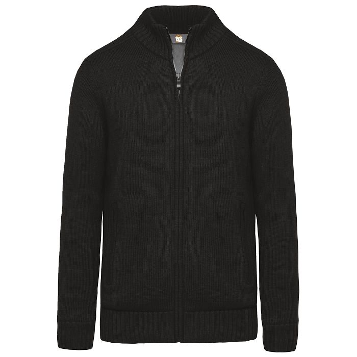  Cardigan doublé polaire homme