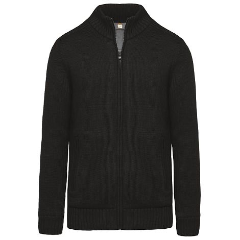  Cardigan doublé polaire homme