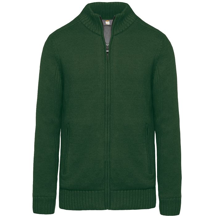  Cardigan doublé polaire homme