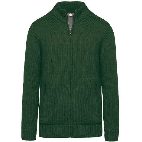  Cardigan doublé polaire homme