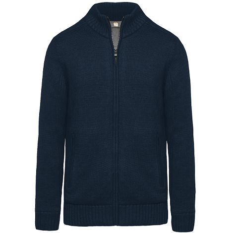  Cardigan doublé polaire homme