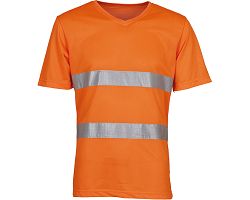 T-shirt col V haute visibilité Top Cool