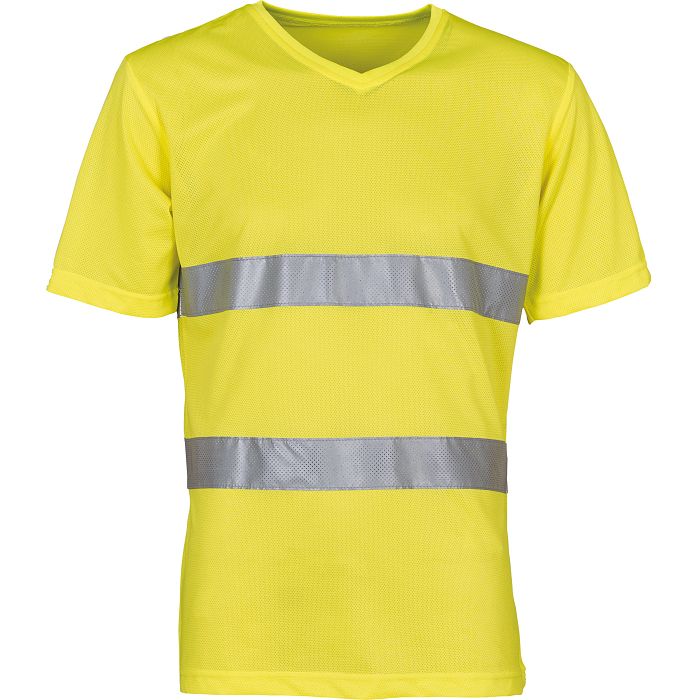  T-shirt col V haute visibilité Top Cool