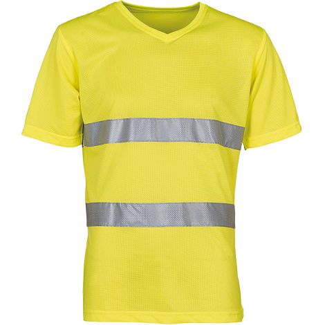  T-shirt col V haute visibilité Top Cool