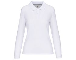 Polo manches longues femme