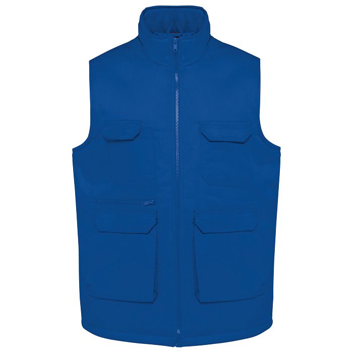  Gilet polycoton multipoches rembourré unisexe