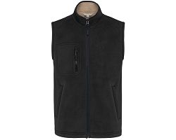 Bodywarmer polaire avec intérieur sherpa unisexe