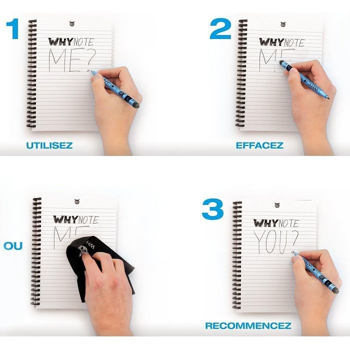  Bloc notes réutilisable