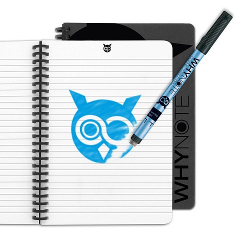  Bloc notes réutilisable A5 sans kit de nettoyage