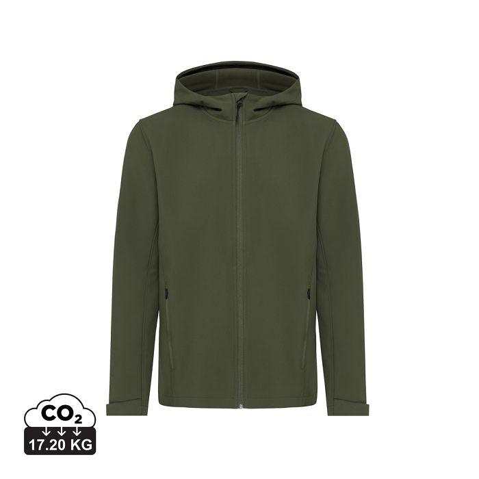  Veste homme soft shell en polyester recyclé Iqoniq Makalu