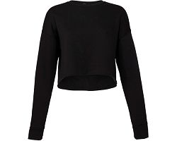 Sweat-shirt crop femme