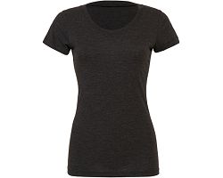 T-shirt femme triblend col rond