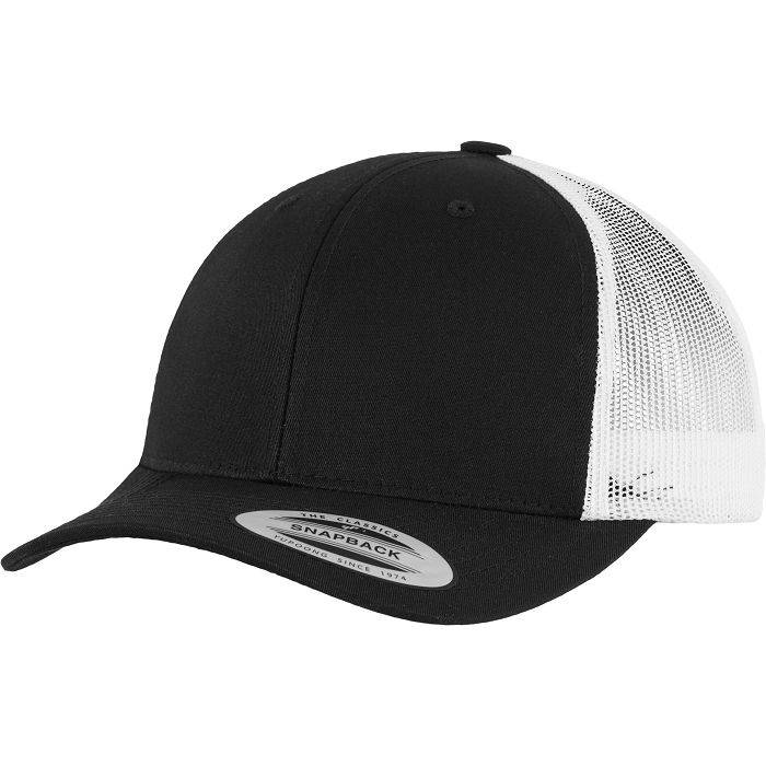  Casquette retro trucker bicolore