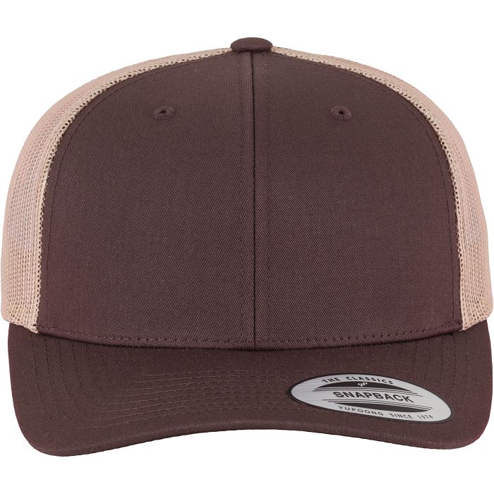  Casquette retro trucker bicolore