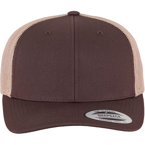  Casquette retro trucker bicolore