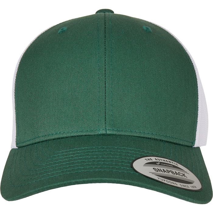  Casquette retro trucker bicolore