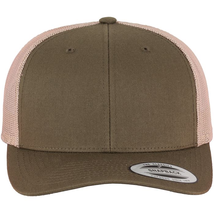  Casquette retro trucker bicolore