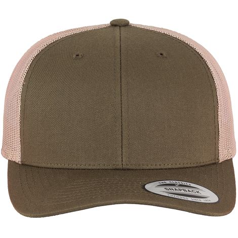  Casquette retro trucker bicolore