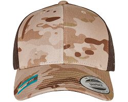 Casquette retro trucker multicam