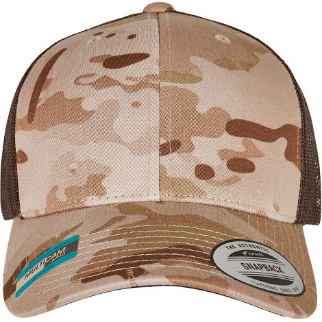  Casquette retro trucker multicam