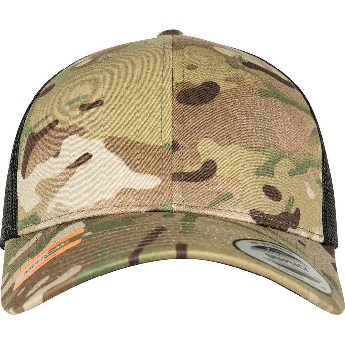  Casquette retro trucker multicam