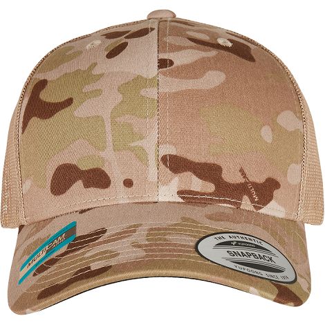  Casquette retro trucker multicam