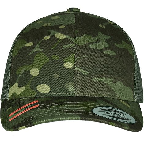  Casquette retro trucker multicam