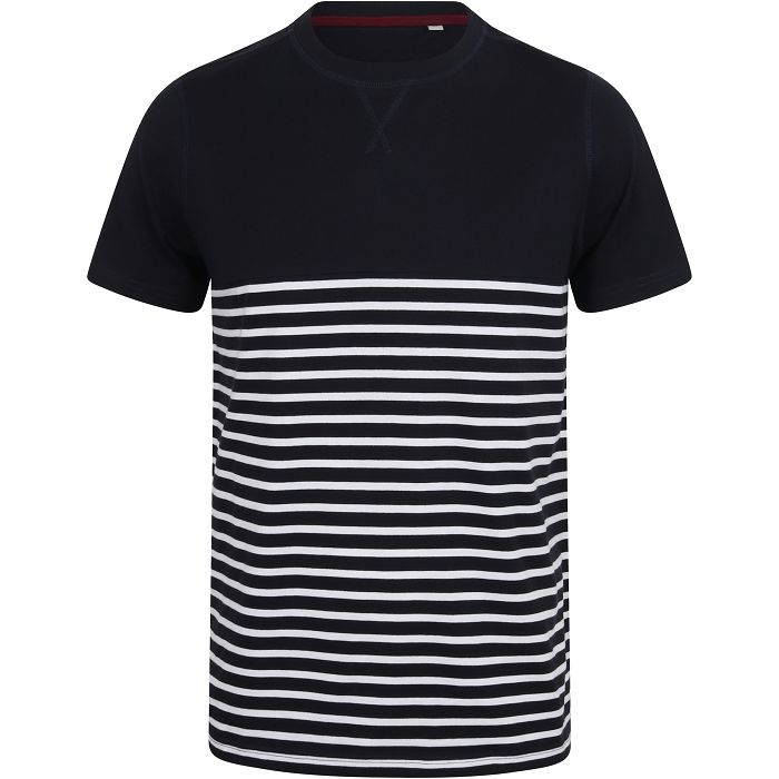  T-shirt breton à manches courtes