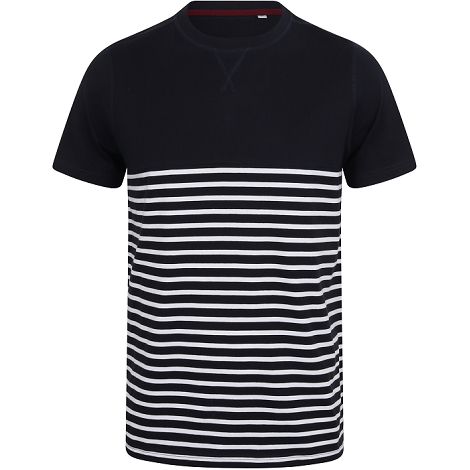  T-shirt breton à manches courtes