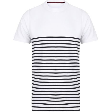  T-shirt breton à manches courtes