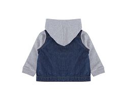 Veste en jean à capuche enfant