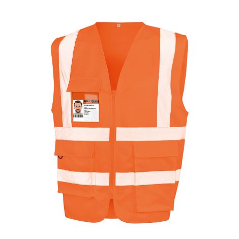  Gilet de sécurité zippé