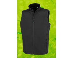 Bodywarmer softshell homme recyclé