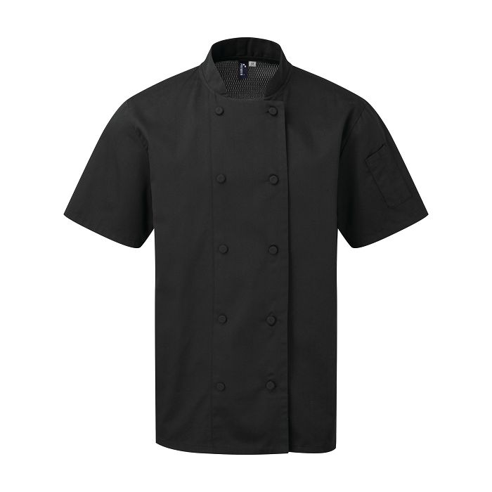  Veste chef cuisinier manches courtes Coolchecker®