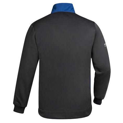  Sweat-shirt col zippé unisexe